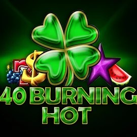 40 Burning Hot casino game by Amusnet Interactive – featured logo at Cowboy Spin Casino