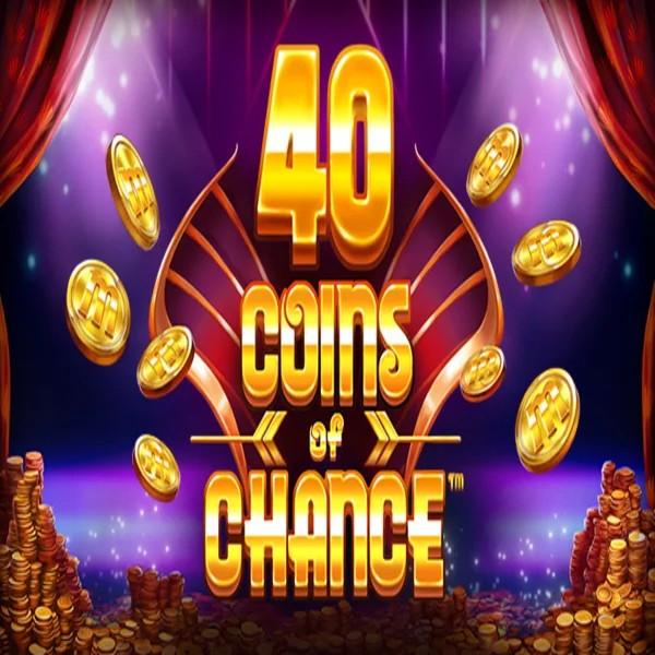 Slots logo of 40 Coins of Chance from SYNOT Games at Cowboy Spin Casino
