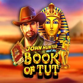 Slots logo of John Hunter and the Book of Tut from Pragmatic Play at Cowboy Spin Casino