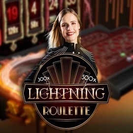 Lightning Roulette slot icon by Evolution, available at Cowboy Spin Casino