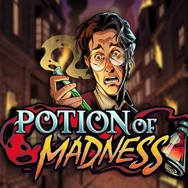 Potion of Madness slot logo by Play'n GO at Cowboy Spin Casino